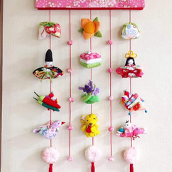 つるし飾り「花」2025'aオリジナル作品 その他インテリア雑貨 愛ーrosy