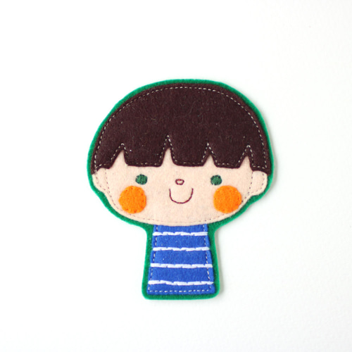 入園入学2025＊選べる男の子の大きいフェルトワッペン 名入れ