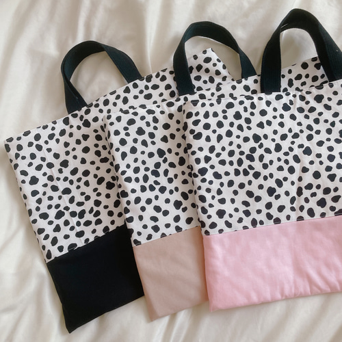 名入れ無料】【カラー変更可能】ダルメシアン レッスンバッグ レッスン