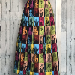マリリン・モンロー　タックギャザースカート（ロング） 2枚目の画像
