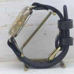 "Caramel Box-JB" 38mmBrass(真鍮)クッションケース 手作り腕時計 [JUM182] 7枚目の画像
