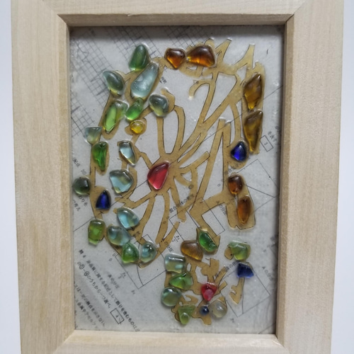 シーグラスアート 013 BMX その他アート WaMo 通販 13421847｜Creema