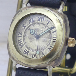 “Caramel Box-MB”33 毫米黃銅墊套手工手錶 [393] 第3張的照片