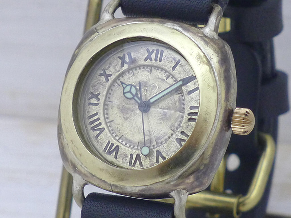 “Caramel Box-MB”33 毫米黃銅墊套手工手錶 [393] 第3張的照片
