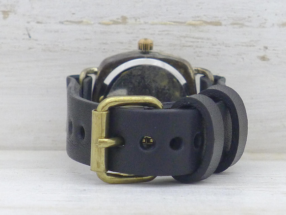 “Caramel Box-MB”33 毫米黃銅墊套手工手錶 [393] 第8張的照片
