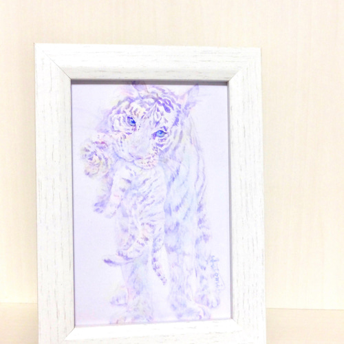 輝夜　自作絵画　虎とねずみ bk-018b.jpg