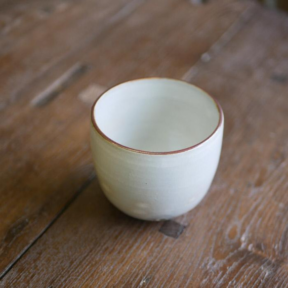 Kyo-yaki / Kiyomizu-yaki 彩繪圓形免費杯 Unnishiki（櫻花和秋葉） 第5張的照片
