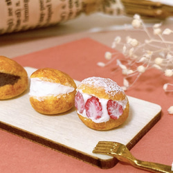 ✿甜點系列✿花與生乳包 桌上擺飾 第2張的照片