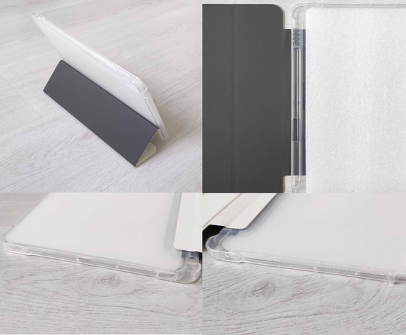 水彩綠葉iPad Pro mini Air 3 4 6 10.5 10.9 11 12.9吋 翻蓋式筆槽保護套 第10張的照片