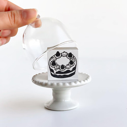 イチゴのホールケーキのラバースタンプ はんこ・スタンプ Redbug 通販