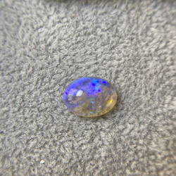 天然オパールルース1.95ct Lightning Ridge産原石から磨きました！ 5枚目の画像