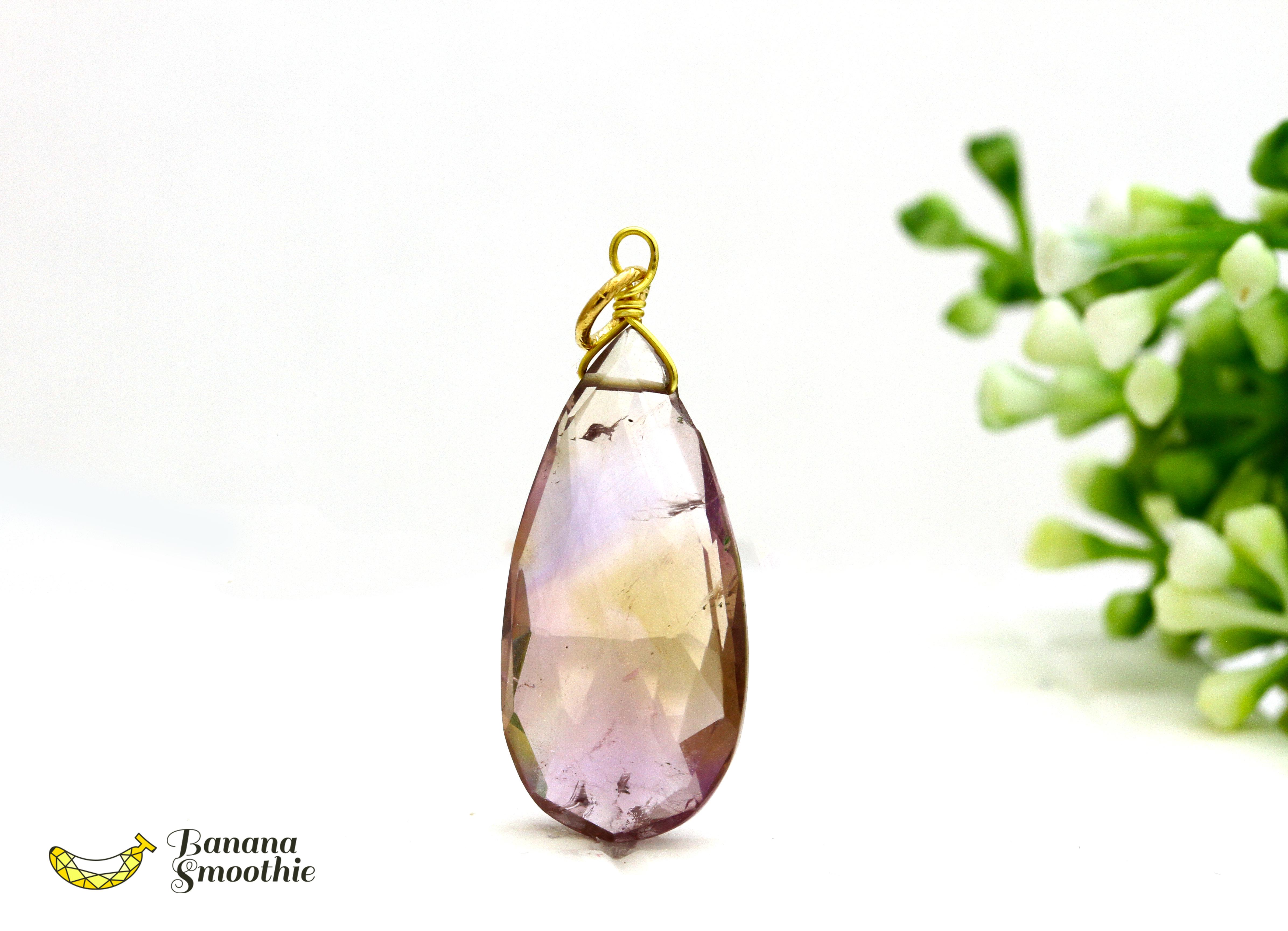 【アニバーサリーフェア】アメトリン ペアシェイプ Ⓙ 14kgf ペンダントトップ 2月・11月誕生石