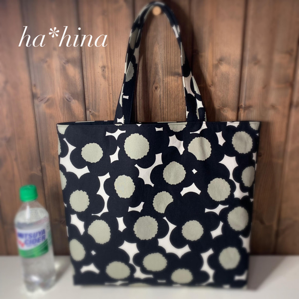 大きめトートバッグ トートバッグ ha✴︎hina 通販 13424086｜Creema