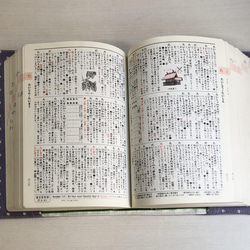 ラベンダー色のドット柄　辞書バッグ 3枚目の画像