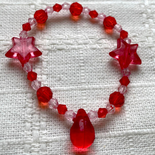 子ども向け＊ビーズブレスレット(2本セット) ブレスレット 青星 通販