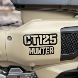 【6枚セット】HUNTER ハンター CT125 左右STIKER　CUB カブヌシ 株主 カッティング ステ 5枚目の画像