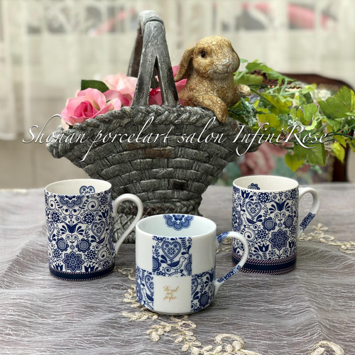【新品/未使用】ポーセラーツ/マグカップ、プレート、スプーン&amp;フォークセット 0000085720_20200604_230047_284