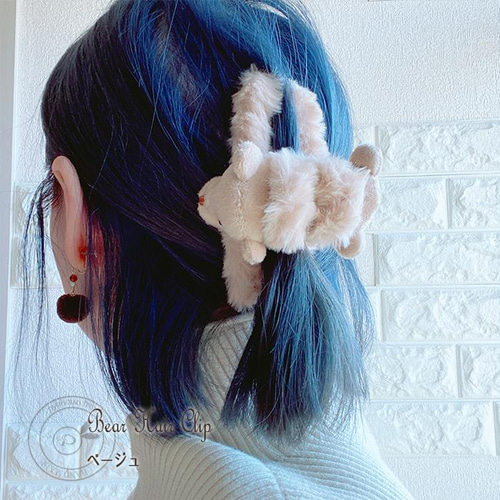 ハンドメイド◆ベビーヘアクリップ くまちゃん◆order 007d43b78397a258e55cf0f98dc1ba
