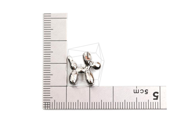 ERG-1971-R [2 件] 貴賓犬耳環 / 貴賓犬耳釘 / 14mm X 14mm 第5張的照片