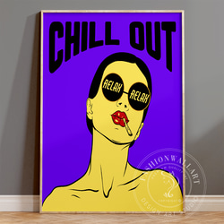SPECTACLES EN SUEDE (MONOCLE)モダンアートポスター POSTER-K302_A2_240911_01.jpg?v