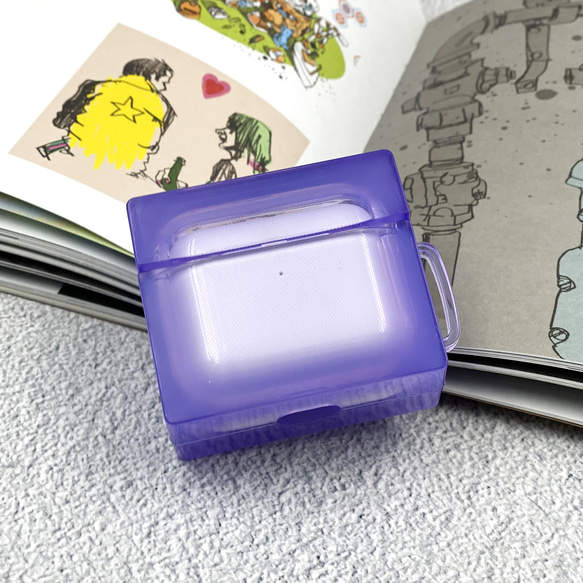 AirPods ケース エアポッヅ 第 3 世代 6色 パープルゼリーワイヤレス  