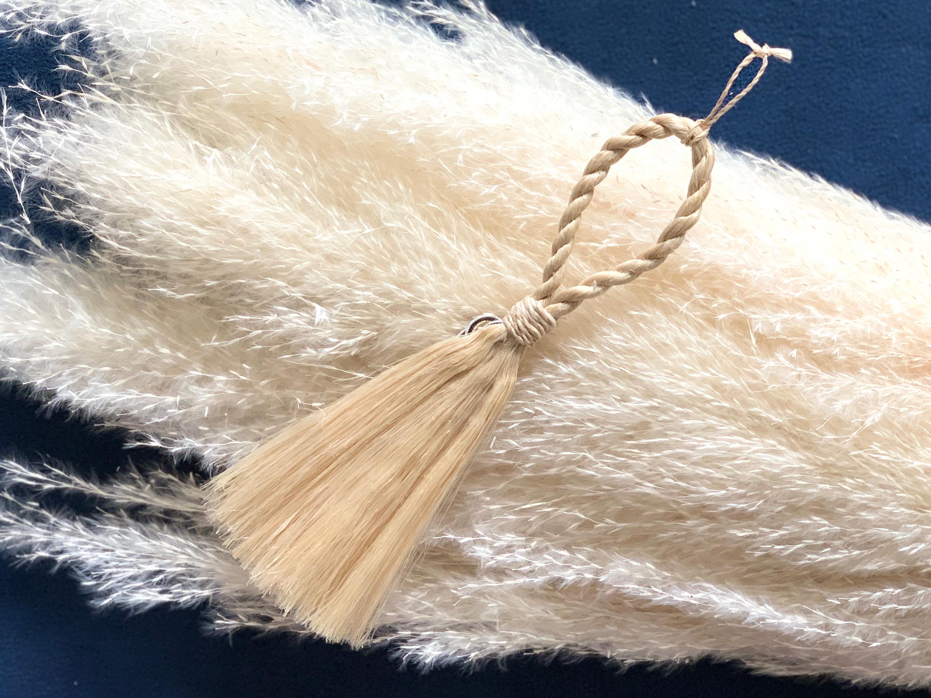 精麻　精麻お飾り　水引梅結び　壁掛け　縁起物