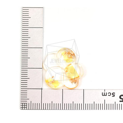 PDT-2527-G [2 件] 環氧花吊墜 第5張的照片