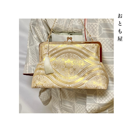毎日100円値引き中】上質クラッチバッグ 金 和装 洋装 （24金箔