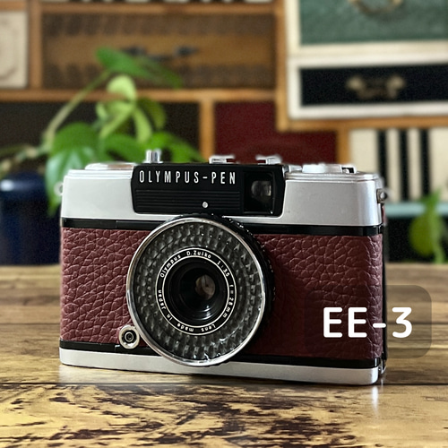 フィルムカメラ OLYMPUS PEN EE-3 ベージュ リメイク 写真