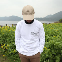 【人気商品】オリジナルデザイン　ロングTシャツ　【ホワイト】 5枚目の画像