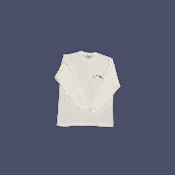 【人気商品】オリジナルデザイン　ロングTシャツ　【ホワイト】 4枚目の画像