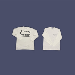【人気商品】オリジナルデザイン　ロングTシャツ　【ホワイト】 3枚目の画像