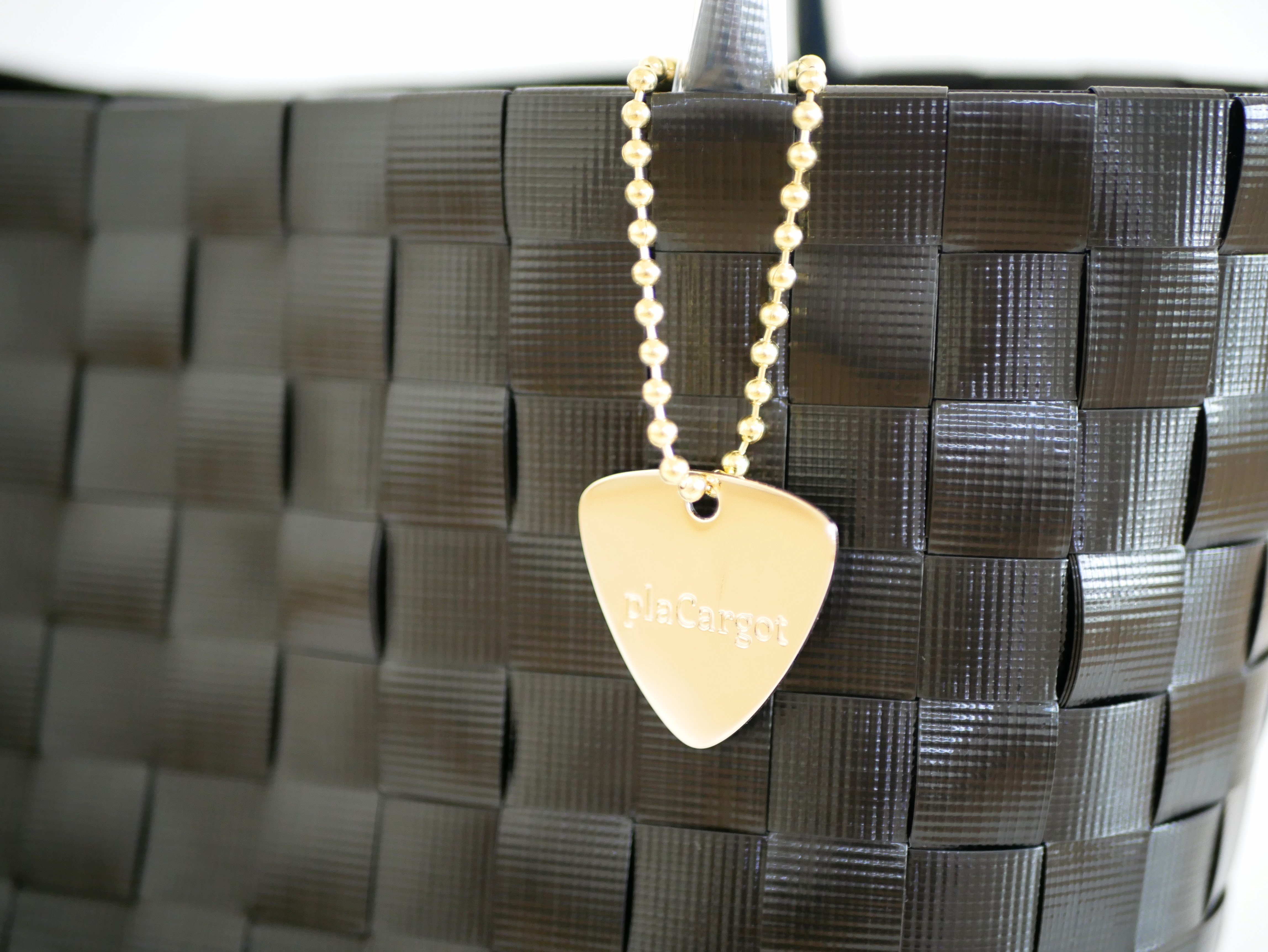 ブラックM　2WAYプラカゴバッグ　プラカゴ　かごバッグ　スパバッグ　トートバッグ　黒