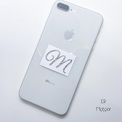 イニシャルデコシール ステッカー iPhoneケース スマホケース iQOS デコ 6枚目の画像