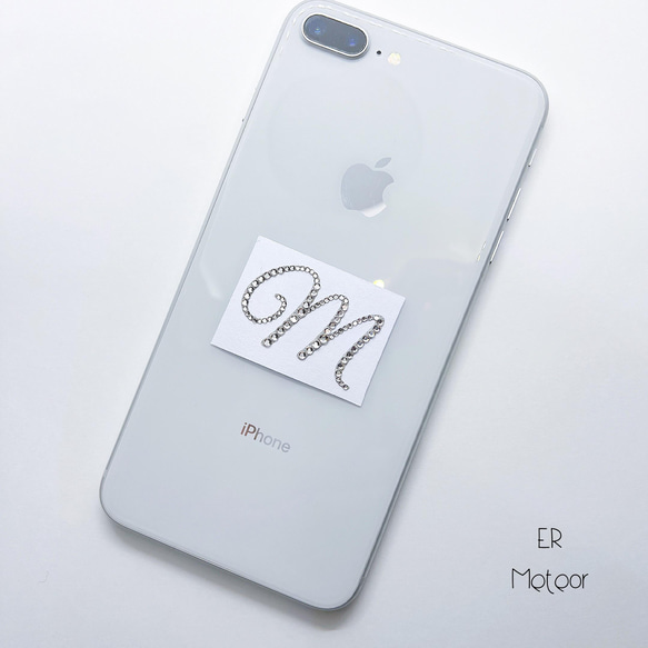 イニシャルデコシール ステッカー iPhoneケース スマホケース iQOS デコ 6枚目の画像