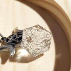 925シルバー三相女神レインボーシルバーヘアクリスタル60ダイヤモンドカットチタンスチールネックレス重工業ブティックを作成するた 11枚目の画像