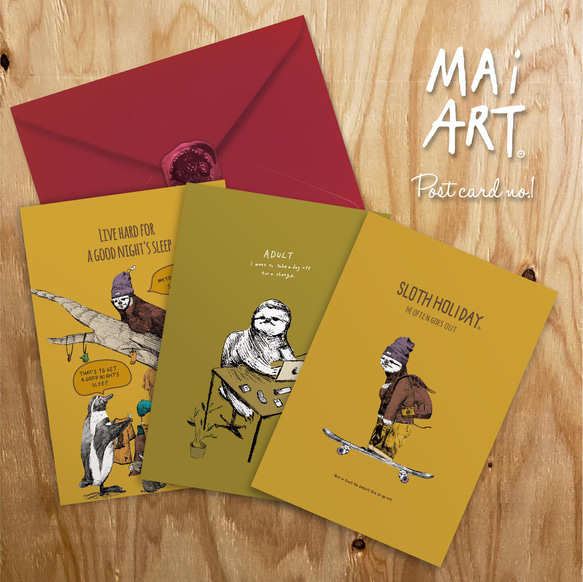 ポストカード3枚セット_NO.5 ポストカード MAi 通販 13427262｜Creema