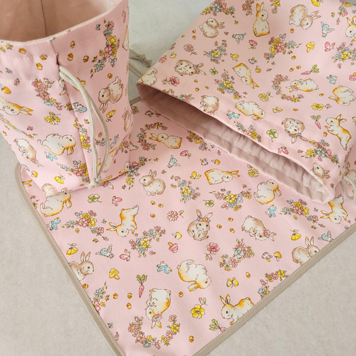即納＊在庫限り】入園入学6点セット〈レッスンバッグ〉〈女の子
