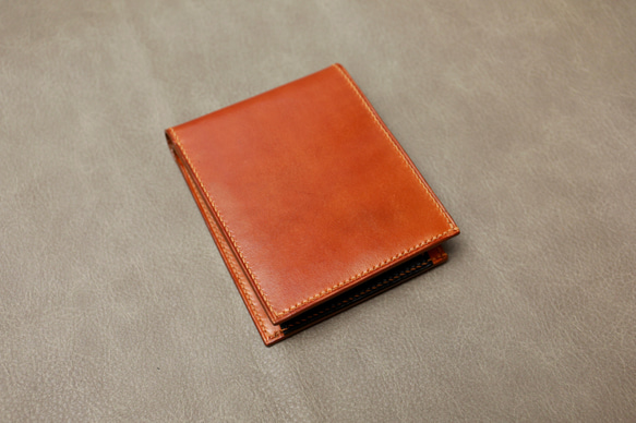 二つ折り財布　レザー　本革　ハンドメイド　手縫い　男女兼用 二つ折り財布 レザー 本革 ハンドメイド 手縫い 男女兼用