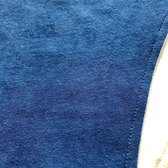 【藍】草木染めふんどしぱんつ　オーガニックコットン　ユニセックス　フェムケア　ウェストヒモ 5枚目の画像