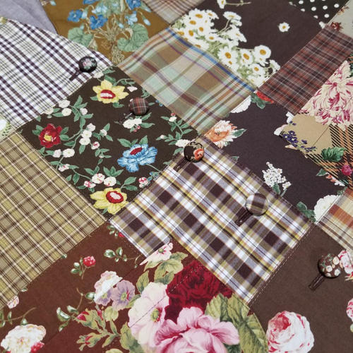 【ふー】SIMPLE PROJECT パッチワークベスト 49780dee97daa4ce84794cdd9ec8ac