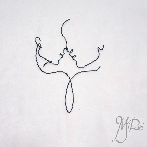 【マリ】　ワイヤーアート マリ】 ワイヤーアート ワイヤーアート イラスト その他アート MiRai