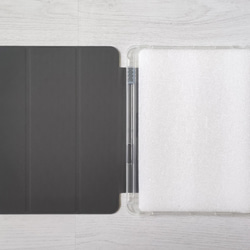 楓木紋免費加客製名字iPad Pro mini Air 3 4 6 10.5 10.9 11 12.9吋翻蓋式筆槽保護套 第3張的照片