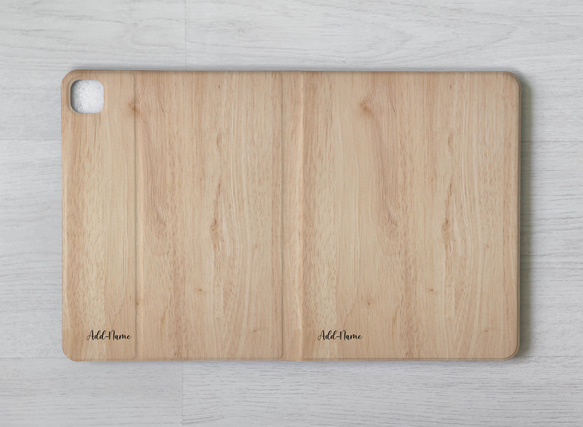 木紋免費加客製名字iPad Pro mini Air 3 4 6 10.5 10.9 11 12.9吋翻蓋式筆槽保護套 第7張的照片
