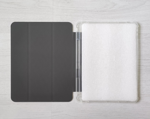 粉藍蕾絲加名字 iPad Pro mini 6 Air 4 10.2 10.5 10.9 11吋 翻蓋式筆槽保護套 第7張的照片