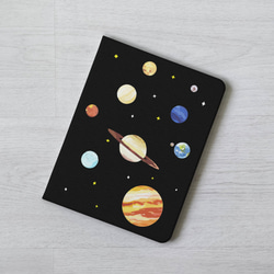 太空星球宇宙木星土星iPad Pro mini Air 3 4 6 10.5 10.9 11 12.9吋翻蓋式筆槽保護套 第6張的照片