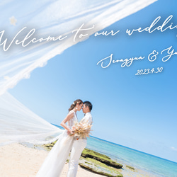 最短翌日発送✨ウェルカムボード 無料データ & 高画質化 ウェルカムスペース 前撮り 19枚目の画像