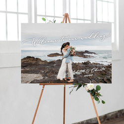 最短翌日発送✨ウェルカムボード 無料データ & 高画質化 ウェルカムスペース 前撮り 8枚目の画像