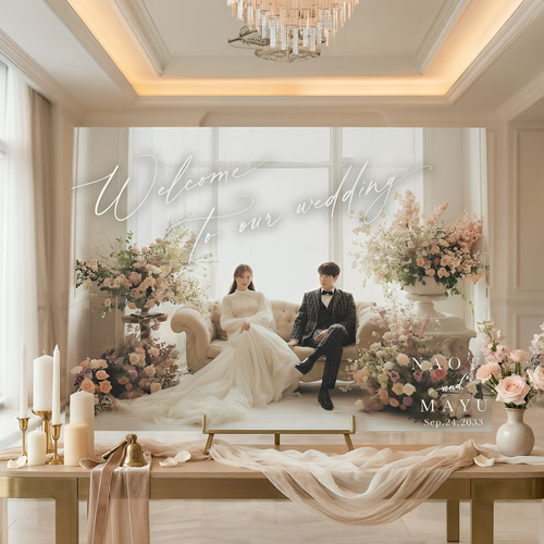 ■数時間のみ使用■美品■ウェルカムスペース■ウェディング■結婚式■前撮り■ 最短当日発送 ウェルカムボード 前撮り ウェディング 無料高画質化