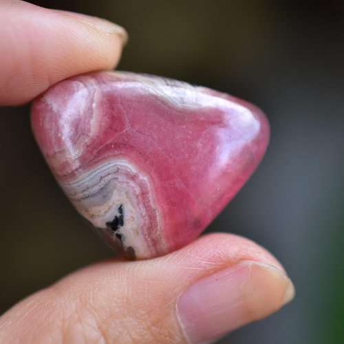 魅惑の縞模様☆ロードクロサイト （インカローズ ）ルース118 天然石